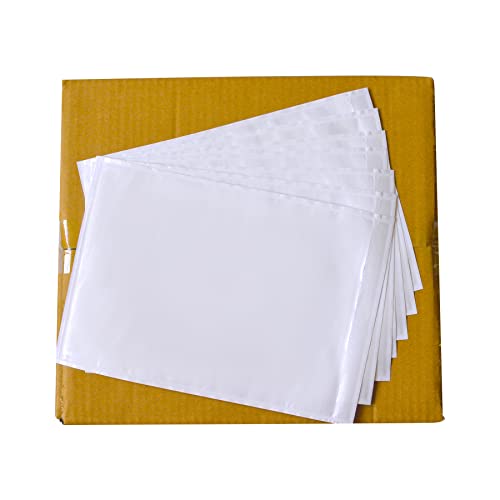 IN SAFE PACK 1000 PCS 7"x 10" Clear Self-Adhesive Packing List Envelopes - Plastic Shipping/Mailing Pouch Enclosed Bags for Packing Slips Invoice Label - Image 1