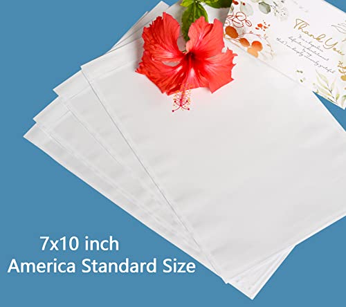 IN SAFE PACK 1000 PCS 7"x 10" Clear Self-Adhesive Packing List Envelopes - Plastic Shipping/Mailing Pouch Enclosed Bags for Packing Slips Invoice Label - Image 3