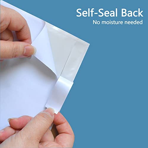 IN SAFE PACK 1000 PCS 7"x 10" Clear Self-Adhesive Packing List Envelopes - Plastic Shipping/Mailing Pouch Enclosed Bags for Packing Slips Invoice Label - Image 2