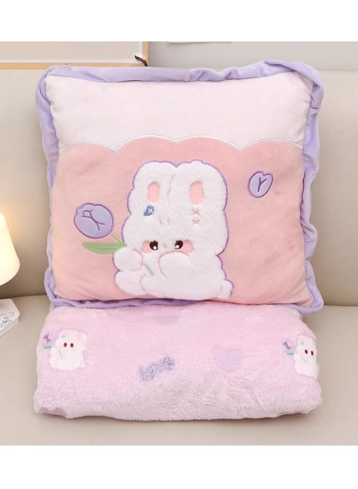 Pillow And Blanket Can Be Used For Both Car And Sofa Cushions, Suitable For Travel, Airplanes, Trains, Beds, Offices, And Rest  - Image 1
