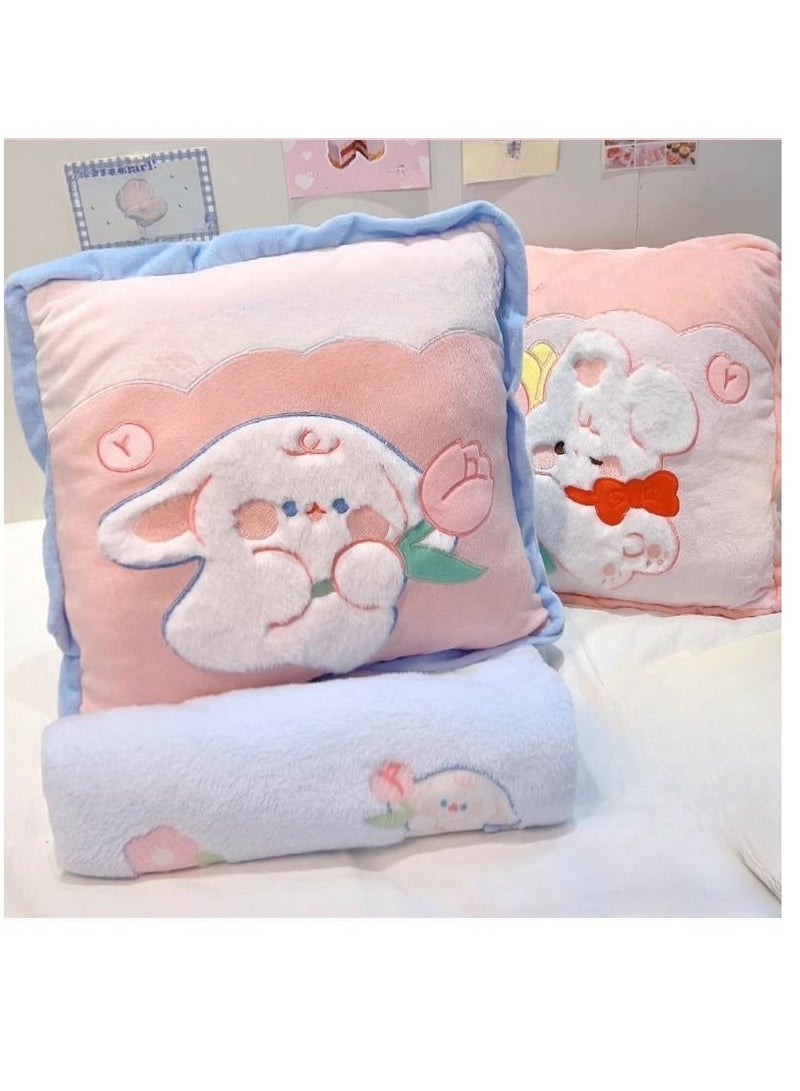 Pillow And Blanket Can Be Used For Both Car And Sofa Cushions, Suitable For Travel, Airplanes, Trains, Beds, Offices, And Rest  - Image 4