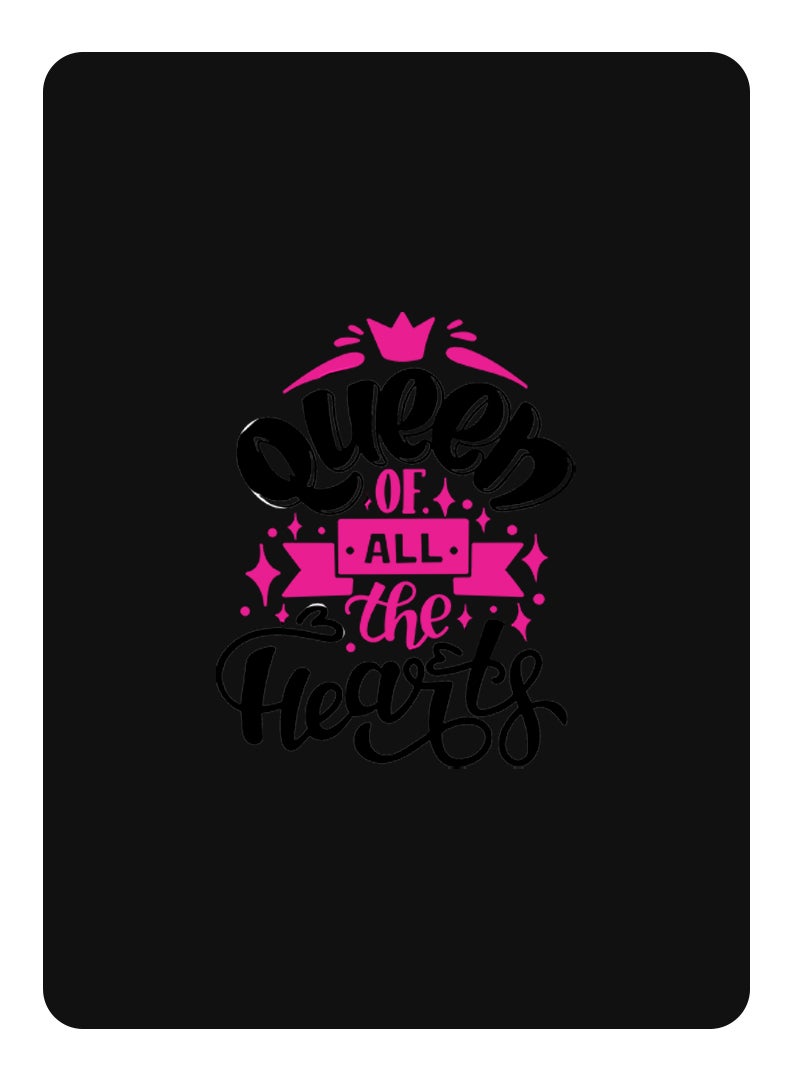 Theodor Protective Flip Case For Realme Pad 10.4 With Trifold Stand Auto Wake Sleep Shockproof Cover Queen of all hearts Black copy - Image 1