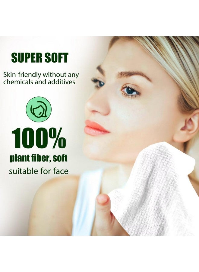 Fancyou Compressed Disposable Face Towel Large,Soft Facial Cleansing Cloths Towelettes,Thicken Washcloth Compact Portable Wash Cotton Wipes Tablets for Beauty Salon,Personal Care,Travel(50PCS Green) - Image 3