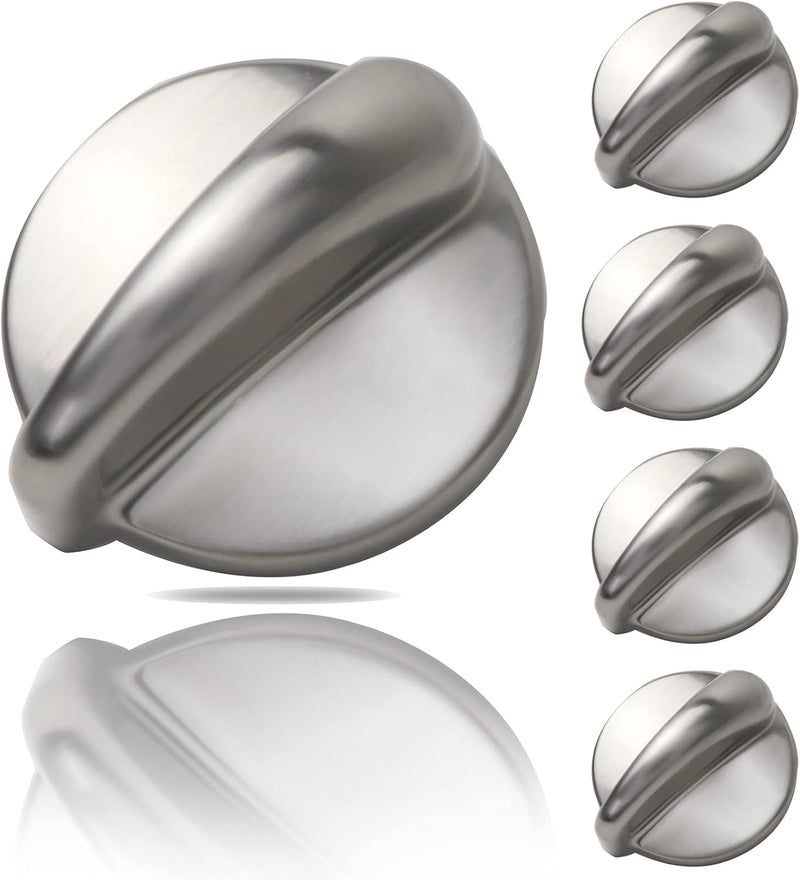Monkemon 5 Packs WB03K10303 Profile Stove Cooktop Oven Rang Knob Replacements for GE,Stove knob Part WB03K10208,AP4980246, 1810427, AH3486484 - Image 1