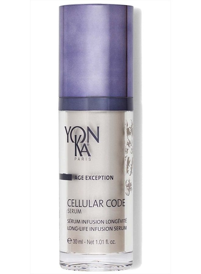 Yonka Yon-Ka Cellular Code Serum (30 ml) Anti-Aging Face Serum, Firm Skin and Soften Appearance of Wrinkles with Cell-Energy Natural Youth Complex, Paraben-Free - Image 1