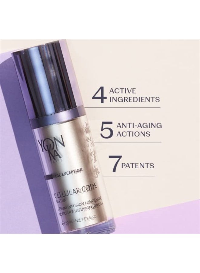 Yonka Yon-Ka Cellular Code Serum (30 ml) Anti-Aging Face Serum, Firm Skin and Soften Appearance of Wrinkles with Cell-Energy Natural Youth Complex, Paraben-Free - Image 4