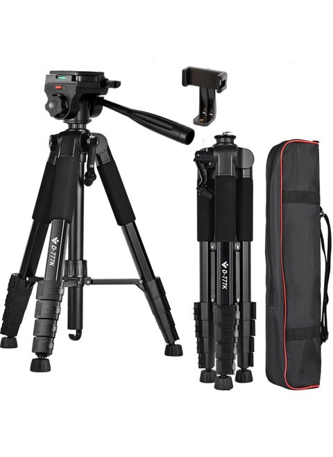 Tripod,Camera Tripods 70" Tripod Stand with Travel Bag for Photography/Video Recording, Professional Heavy Duty Tripod with Phone Holder for DSLR/SLR/DV/Projector/Phone