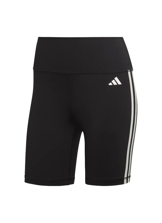 اديداس adidas workout essentials 3-stripes high waisted women leggings