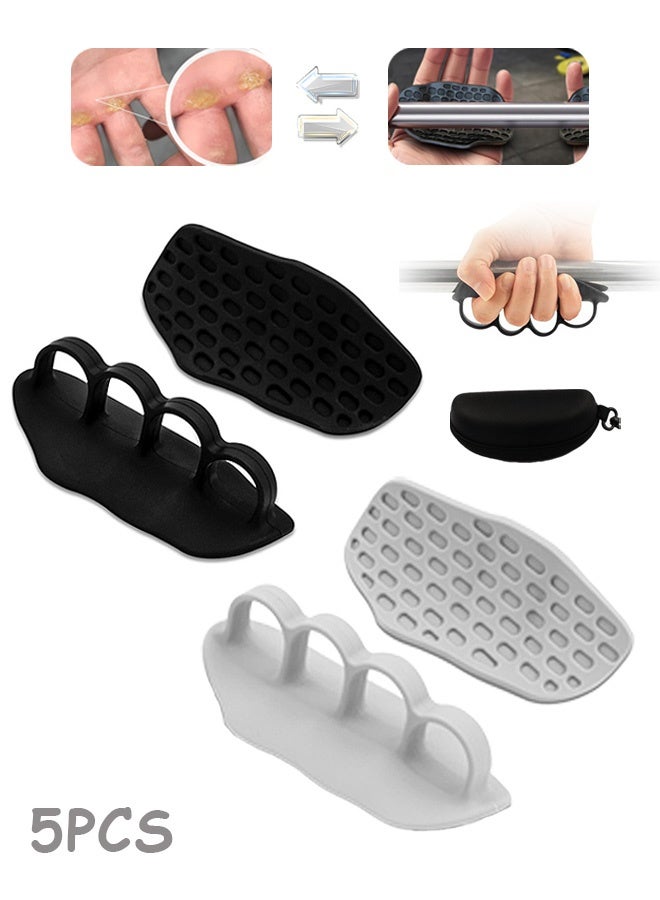 Photon زوجان من مقابض رفع الأثقال الأصلية للرجال والنساء، واقي قبضة يد من السيليكون للتدريب والتمرين في صالة الألعاب الرياضية، دمبل رفع الأثقال، الرفعة المميتة، مقابض مانعة للانزلاق لتمارين السحب - Image 1