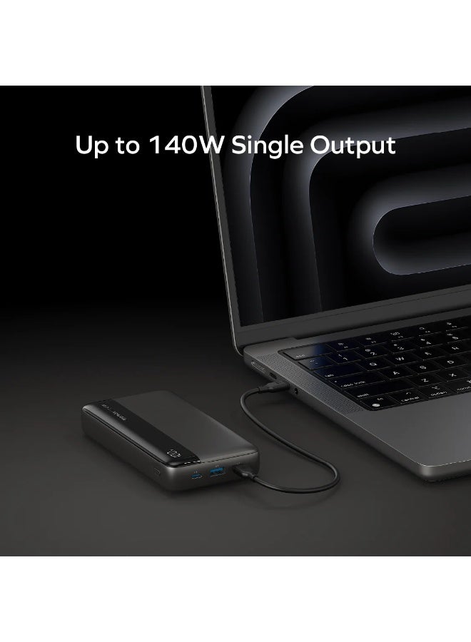 بطارية خارجية موماكس IP150D 1-Power Ultra 25000mAh 145W - أسود - Image 4