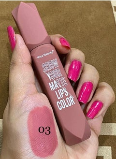 Kiss Beauty Kiss Beauty Matte Lipstick – Shine with its natural, attractive look 3  - Image 2