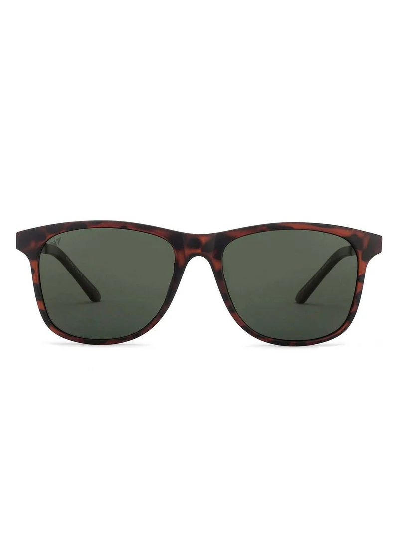 VINCENT CHASE VINCENT CHASE EYEWEAR By Lenskart | Full Rim Wayfarer Branded Latest and Stylish Sunglasses | Polarized and 100% UV Protected | Men & Women | Large | VC S11113 Brown Frame, Brown Lens - Pack of 1