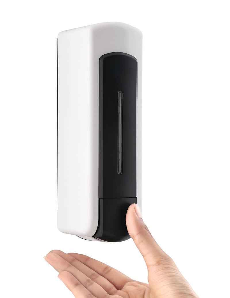 Carnival ABS Manual Soap Dispenser Wall Mount 350ml | Liquid,Lotion,Hand Wash,Shampoo,Conditioner Dispenser for Bathroom, Wash Basin [1 Year Leakage Guarantee] (Nexon, 1.0, Piece) - Image 5