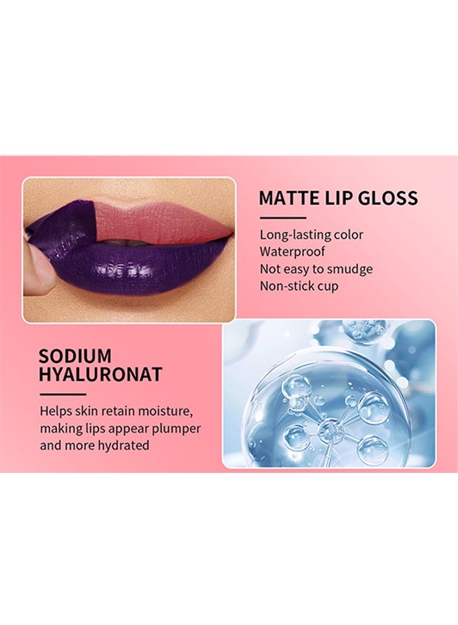 lakerain Lip Stain Peel Off Lip Stain Hot Pink Peel Off Lip Color Stain Lipstick Long Lasting Lip Stain Peel Off Sweat Proof Waterproof Highly Pigmented Matte Lipstick Liquid Peel Off Lip Tint 10ml #03 - Image 3