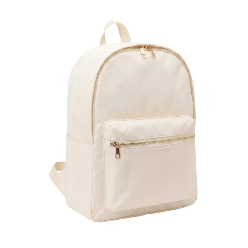 القبيلة السعيدة Personalised Backpack, Cream