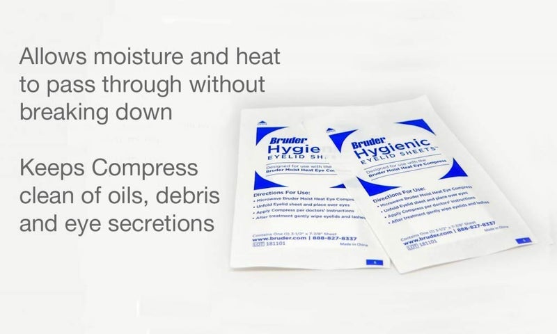 Bruder Hygienic Eyelid Micro Fine Individually Wrapped Untreated Sheets 35 Count Box - Image 4