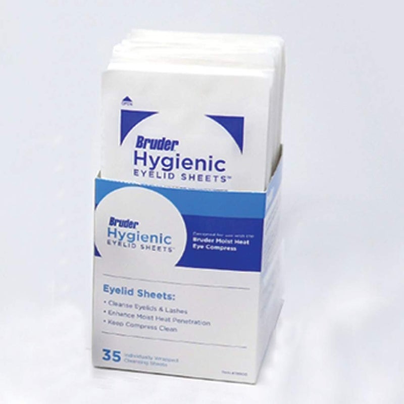 Bruder Hygienic Eyelid Micro Fine Individually Wrapped Untreated Sheets 35 Count Box - Image 5
