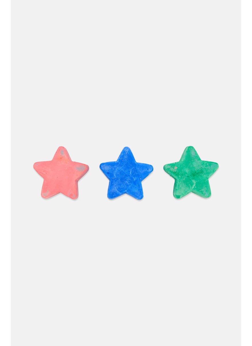 Lefties 3 Piece Star Chalk Pack, Blue  - Image 2