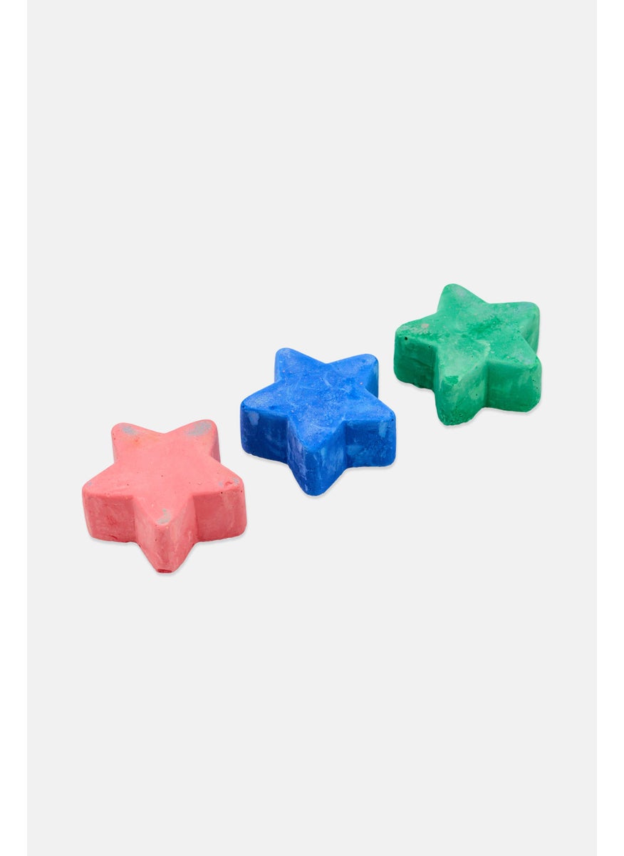 Lefties 3 Piece Star Chalk Pack, Blue  - Image 3