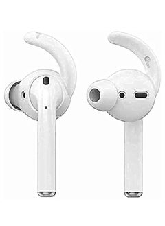 Premium Silicone Earhooks For Air Pods And Earpods L S White
