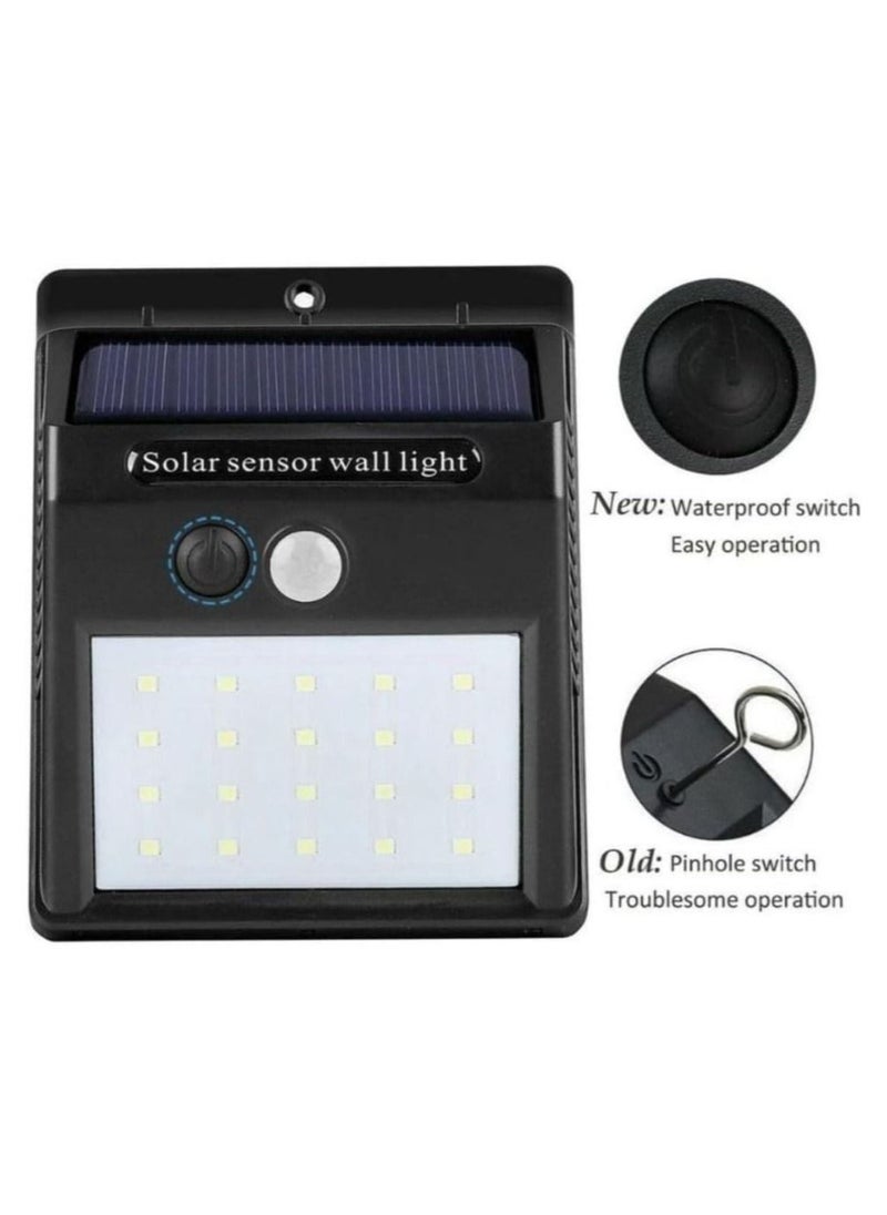 Generic Wireless Solar Garden Wall Light, Solar Outdoor Motion Sensor Light for Enhanced Safety and Energy Efficiency, IP65 Waterproof for Yard, Garage, Fence, 3W, 30 LEDs (4 Pack)  - Image 4