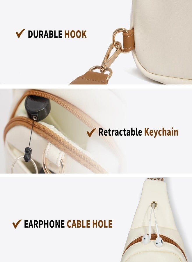 OSOCE Anti Theft Crossbody Bag for Women, Waterproof Minimalist Sling Chest Purse with Adjustable Strap, Compact Lightweight Bag Fits Large Phone for Travel & Everyday - Image 5