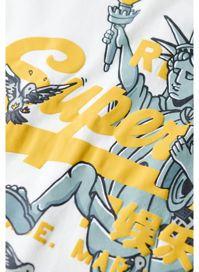 سوبر دراي New York Vl Graphic T Shirt