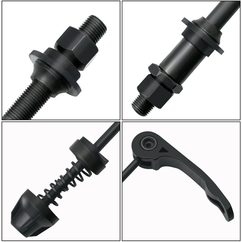 AiTuiTui 1 Pair Bike Quick Release Axle Skewer Bicycle Hub Parts, Front & Rear Axle Hollow Shaft Kit Replacement for Road Bike, Mountain Bike, MTB, BMX - Image 5