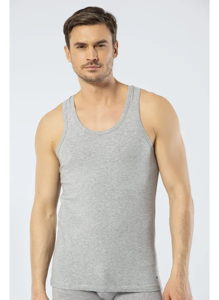 cacharel 1302 Gray Melange Men's Sports Undershirt