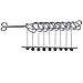 KAILIMENG 9 Linked Rings Metal Puzzle Adult Hard Puzzle Brain Teasers Mind Game for Adults Classical Handheld IQ Trick Toy - Image 3