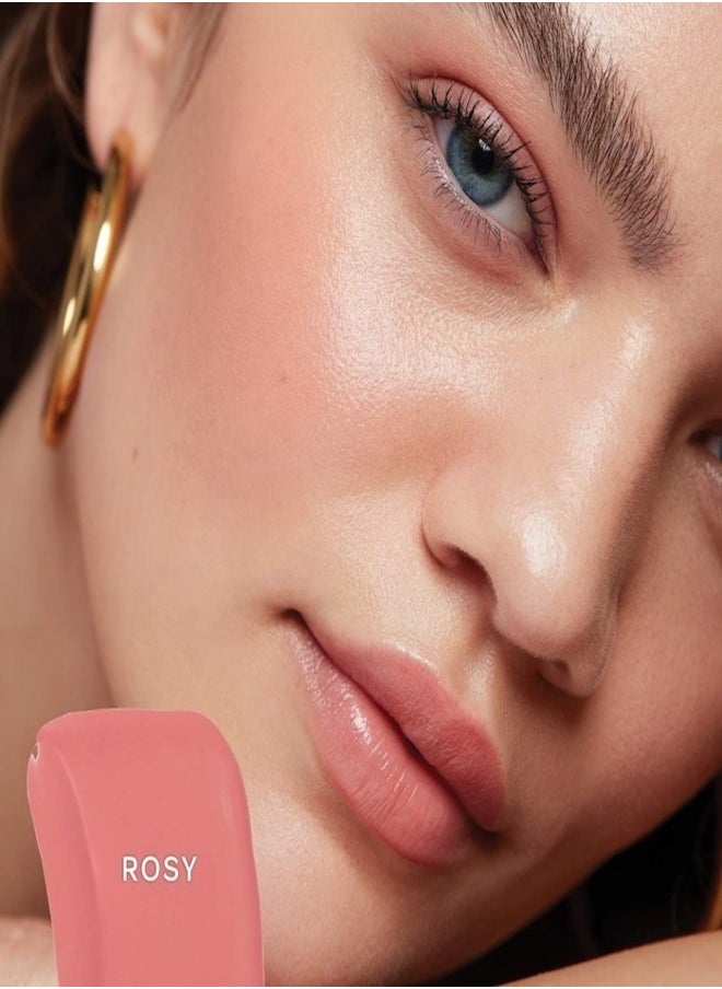 Saie SAIE Dew Blush - Lightweight Blendable Liquid Blush, Rosy - soft pink 11g for a Natural Glow  - Image 3
