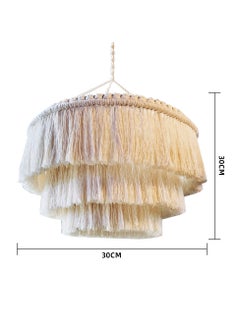 General Lace chandelier, modern handmade fabric with tassels, bohemian style, suitable for bedrooms, rooms, homes, offices, dining rooms  - Image 3
