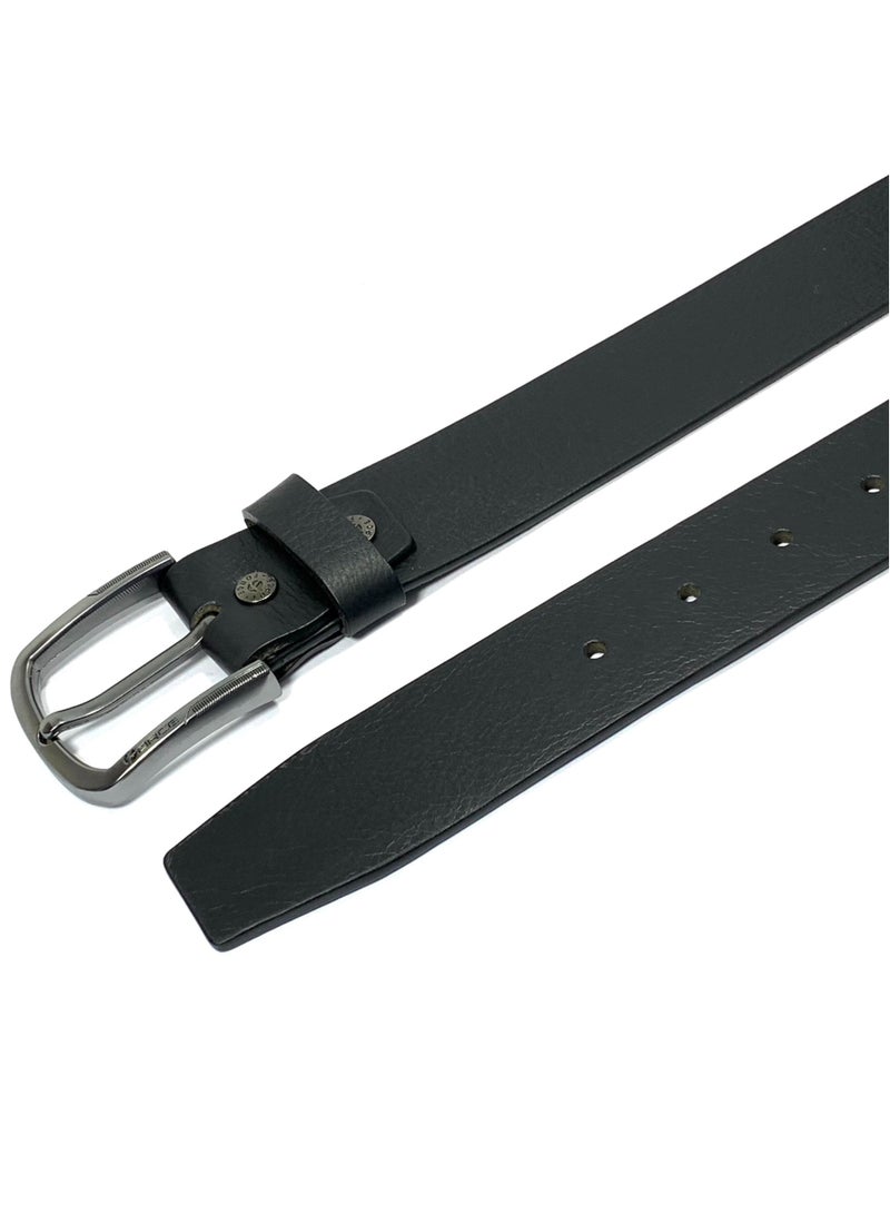 فورس حزام جلد طبيعي للرجال في صندوق الهدايا؛ حزام جان كلاسيكي 40 ملم؛ أحزمة للرجال كاجوال بإبزيم دبوس - Image 2
