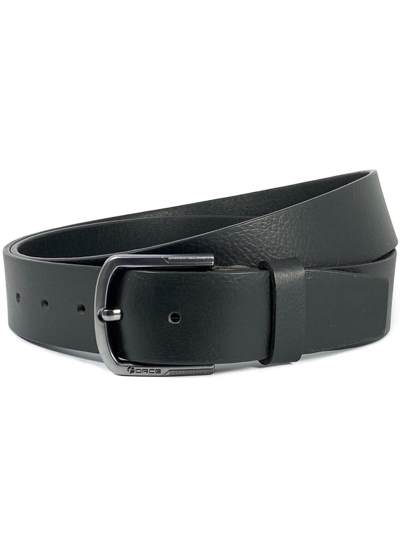 فورس حزام جلد طبيعي للرجال في صندوق الهدايا؛ حزام جان كلاسيكي 40 ملم؛ أحزمة للرجال كاجوال بإبزيم دبوس - Image 1