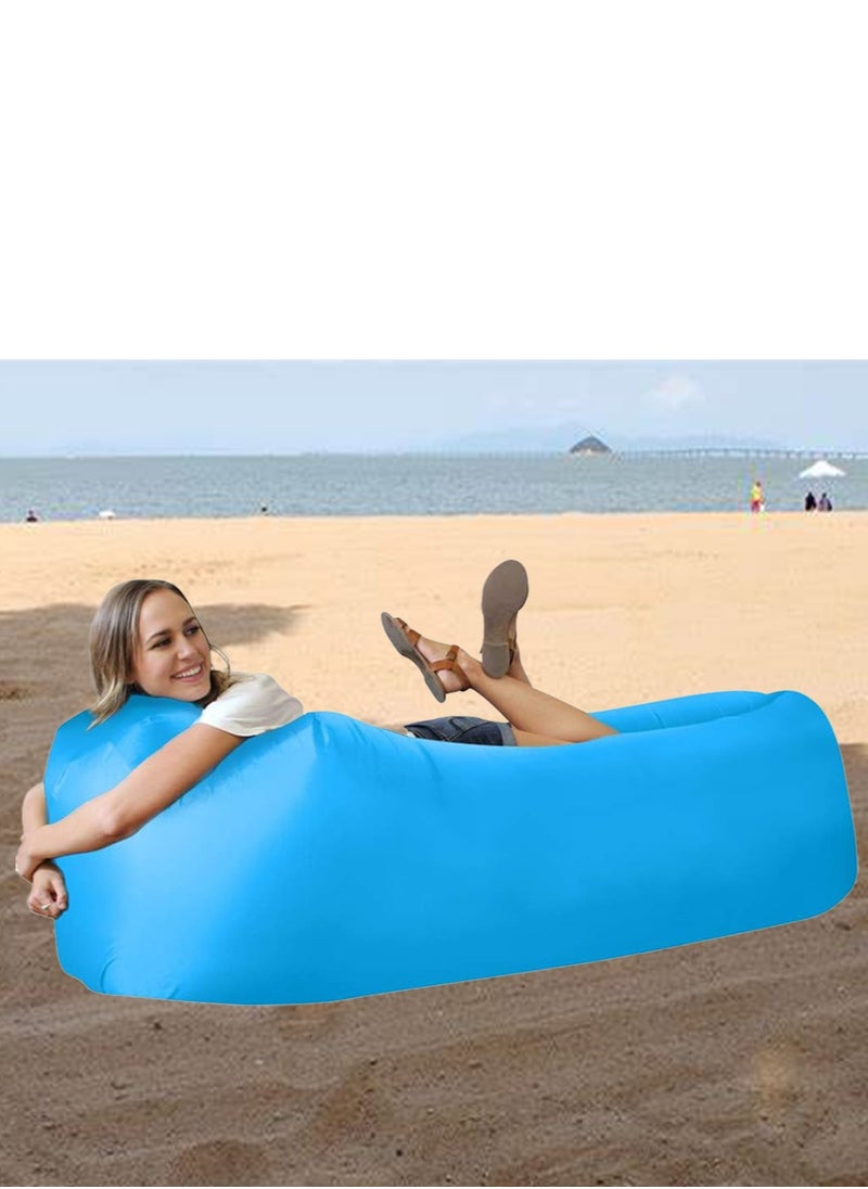 Generic - Inflatable Lounger Air Sofa Chair Camping & Beach Portable Water Proof Couch for Camping,Hiking, Picnics, Outdoor, Backyard - Image 1