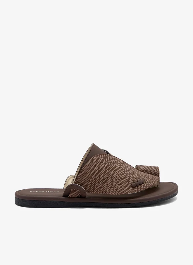 Robert Wood Traditional Two Tone Textured Arabic Sandals