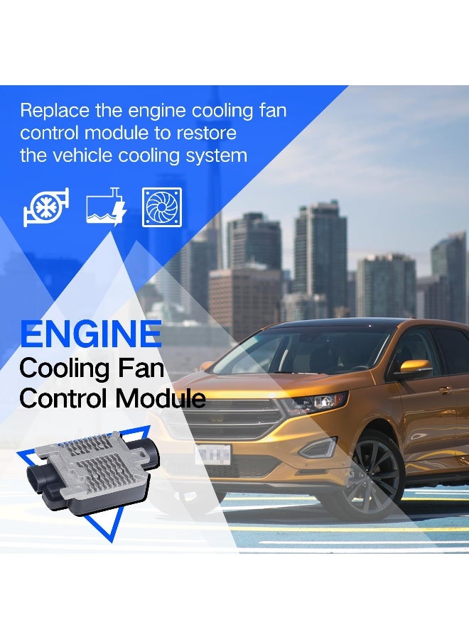 AdvanEX Engine Cooling Fan Control Module Compatible with Ford Flex 35L Edge 20L 35L 37L Crown Victoria 46L Lincoln MKX 35L 37L Mercury Grand Marquis 46L Replace OE 940002904 - Image 2