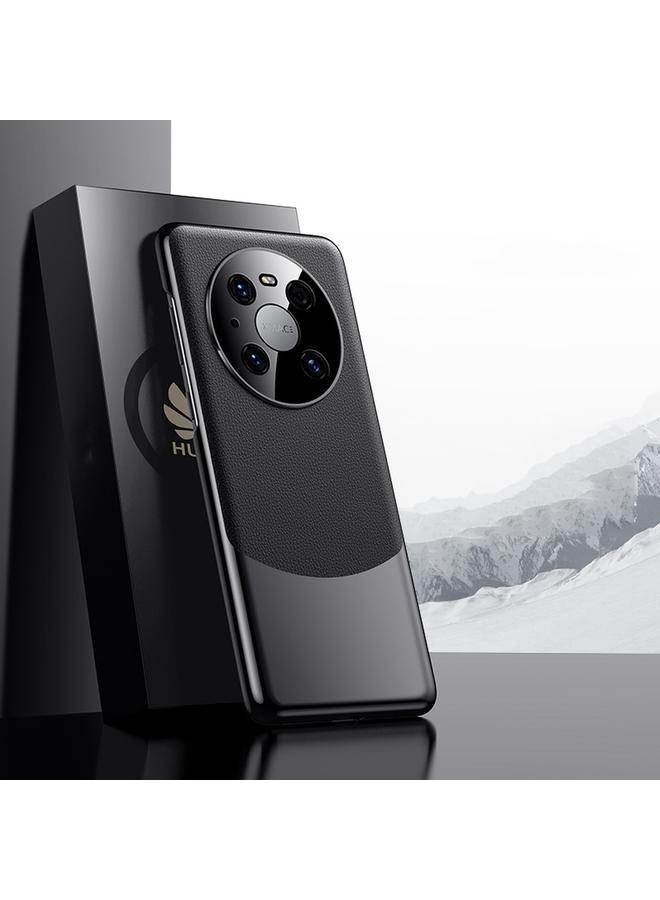 اس-توب جراب لهاتف Huawei Mate 40 Pro مصنوع من مادة البولي كربونات المطلية بالكهرباء + جراب جلدي مقاوم للصدمات - Image 1