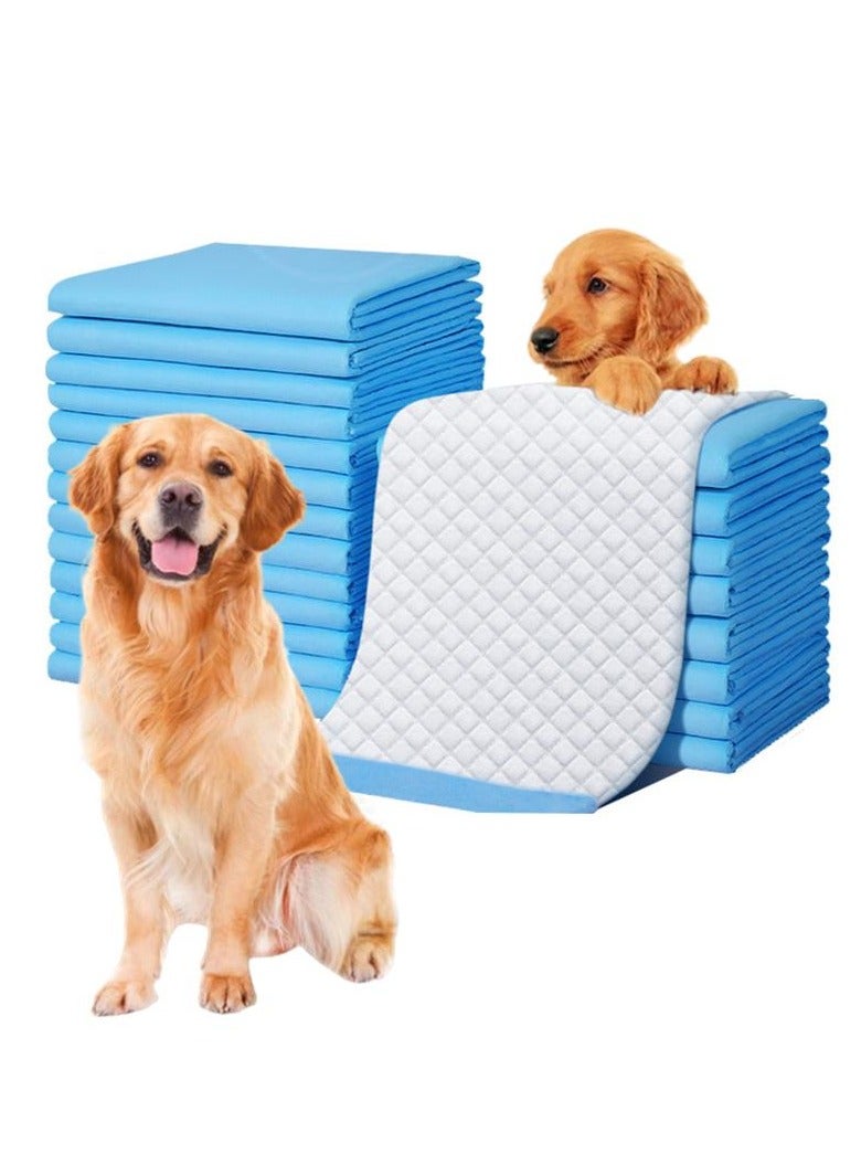 Generic 40pcs Disposable Absorbent Quick Drying Leak-Proof Pee Pads For Potty Training For Pets, 60X60Cm L - 40 Pieces, Blue, L - 60X60Cm  - Image 3