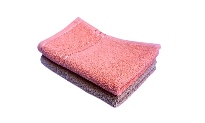 Space Fly Cotton Reusable Kitchen Towel Sustainable, Absorbent and Stylish Kitchen Hand Towel | Size- 43.18 x 27.94 CM | Color- Pink, Yellow, Green, Brown, Blue | Hand Towel Set of 2 for Home - Image 1