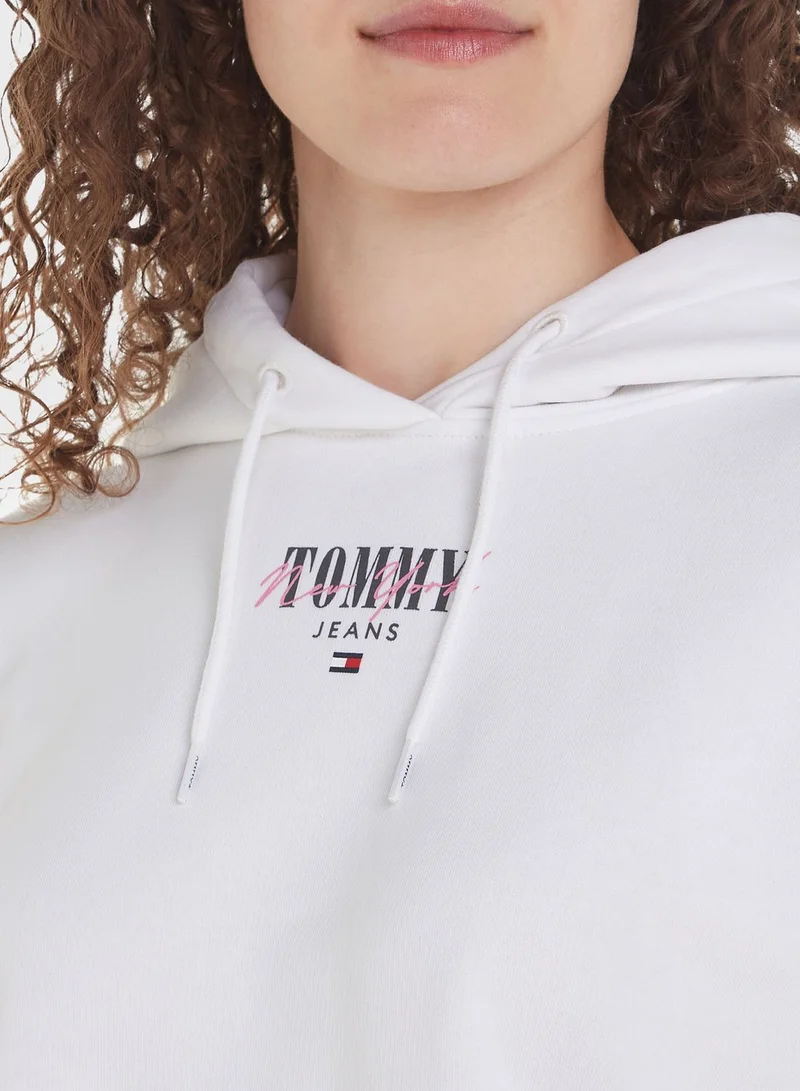 TOMMY JEANS Crew Neck Logo Hoodie