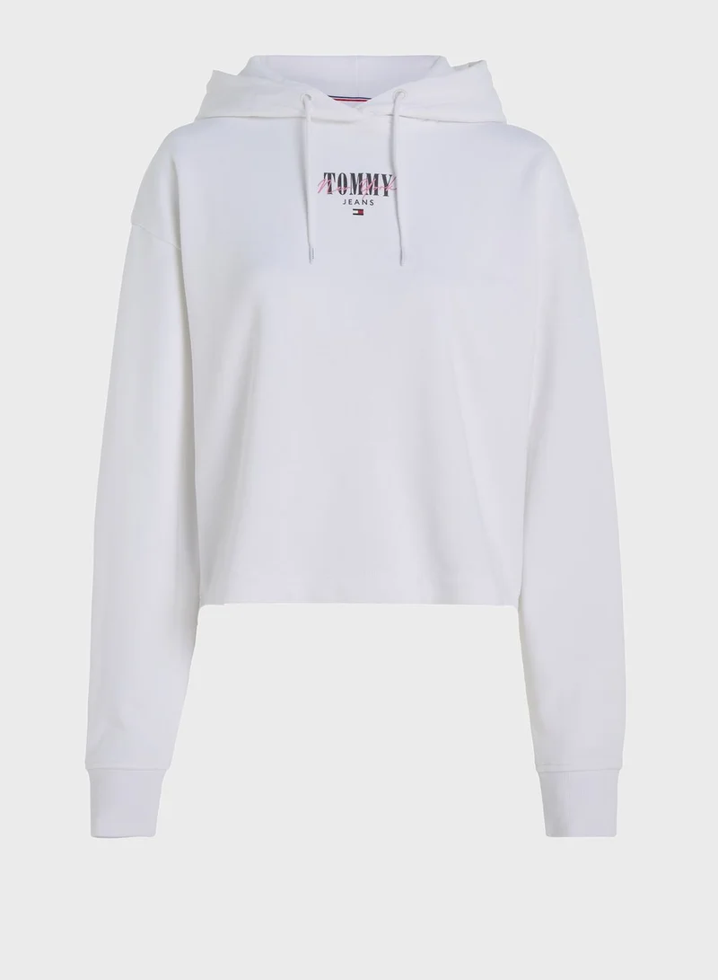 TOMMY JEANS Crew Neck Logo Hoodie