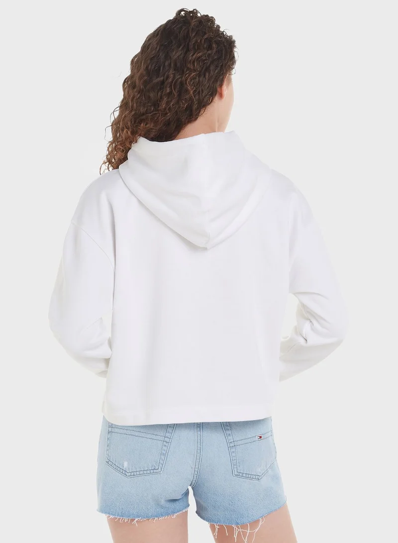 TOMMY JEANS Crew Neck Logo Hoodie