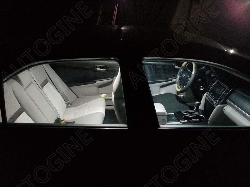 AUTOGINE طقم أضواء LED داخلية بيضاء مكون من 12 قطعة لسيارة شيفروليه ماليبو - Image 5