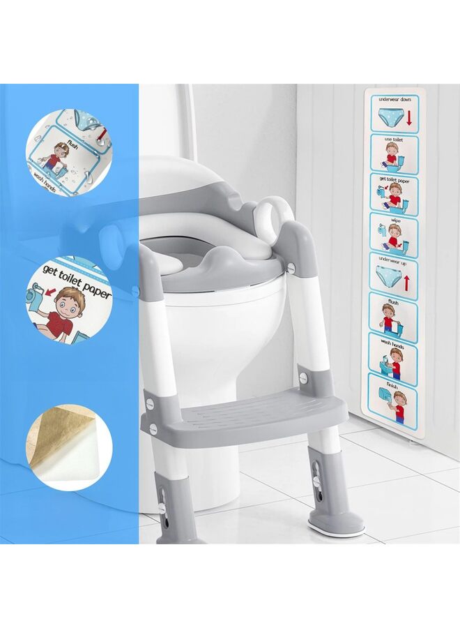 Potty Training Visual Aid Kids – Teaches Kids to Use the Toilet – Autism Learning Resources -Visual Timetable for Autistic Children - Image 5