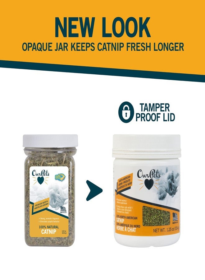 Our Pets OurPet's Premium Catnip - 1.25 oz Jar of High Potency Catnip - 100% North American Grown - Image 3