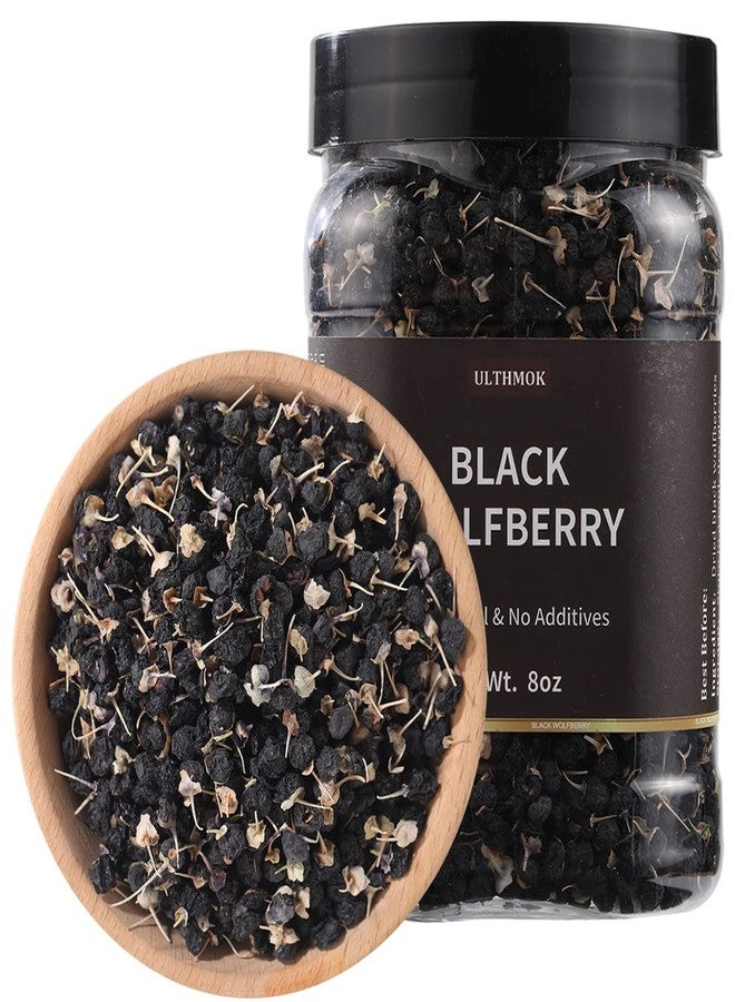ULTHMOK Premium Dried Black Goji Wolfberry tea-8Oz/226.4g,100%Natural 黑枸杞 & No Additives Goji Berry. - Image 1