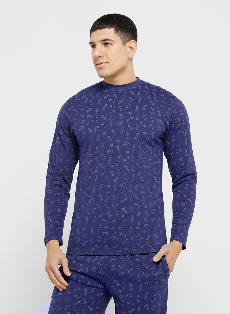 Robert Wood Nightwear T-Shirt & Pants Sets  - Image 3