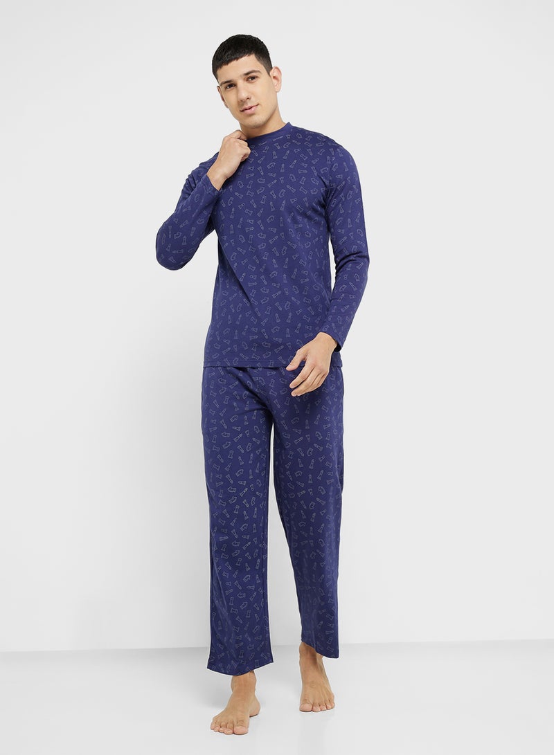 Robert Wood Nightwear T-Shirt & Pants Sets  - Image 5