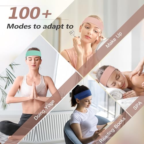 DiyJibb Headbands for Women, Stretchy Non Slip Soft Cotton Cloth Hair Bands for Sports, Workout, Yoga and Running, 7pcs - Image 5